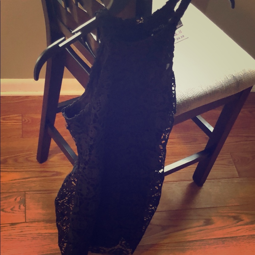 High neck dress